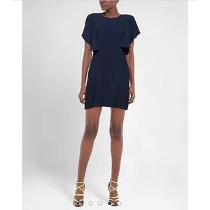 Stella McCartney Midnight Blue Short Dress, New Size 42/M, Retail $1080